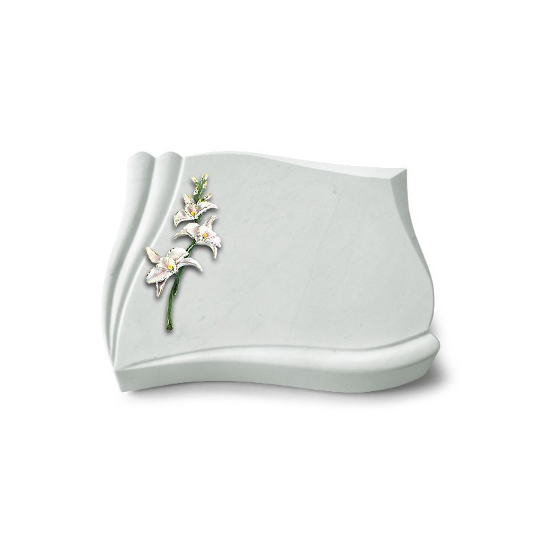 Grabkissen Memory/Omega Marmor Orchidee (Color)