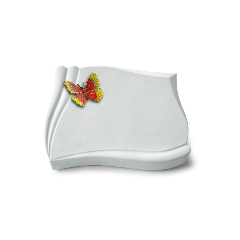 Grabkissen Memory/Omega Marmor Papillon 2 (Color)