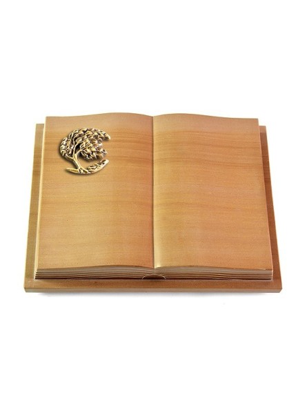 Grabbuch Livre Podest Folia/Woodland Baum 1 (Bronze)