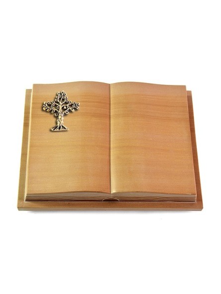 Grabbuch Livre Podest Folia/Woodland Baum 2 (Bronze)