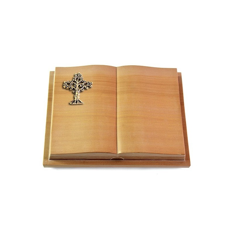 Grabbuch Livre Podest Folia/Woodland Baum 2 (Bronze)