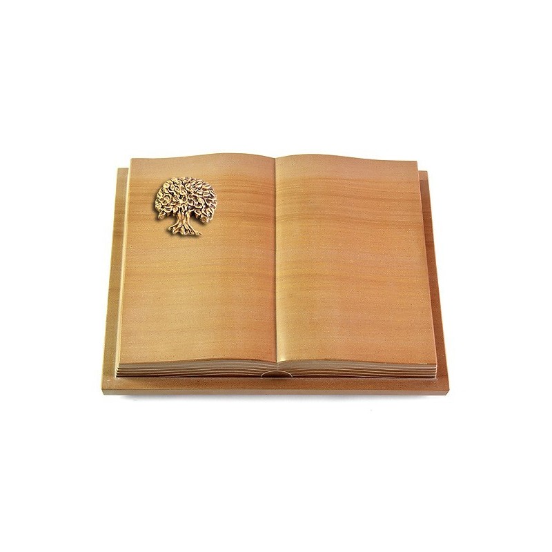 Grabbuch Livre Podest Folia/Woodland Baum 3 (Bronze)