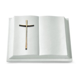Grabbuch Livre Pagina/Omega Marmor Kreuz 2 (Bronze)