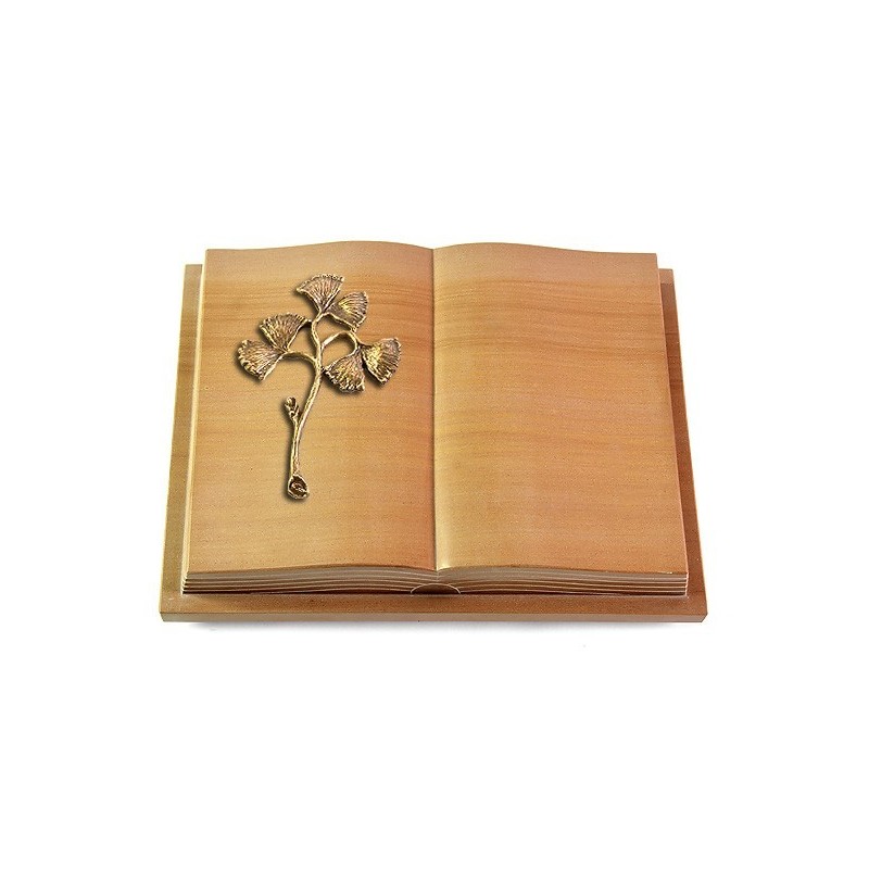 Grabbuch Livre Podest Folia/Woodland Gingozweig 1 (Bronze)