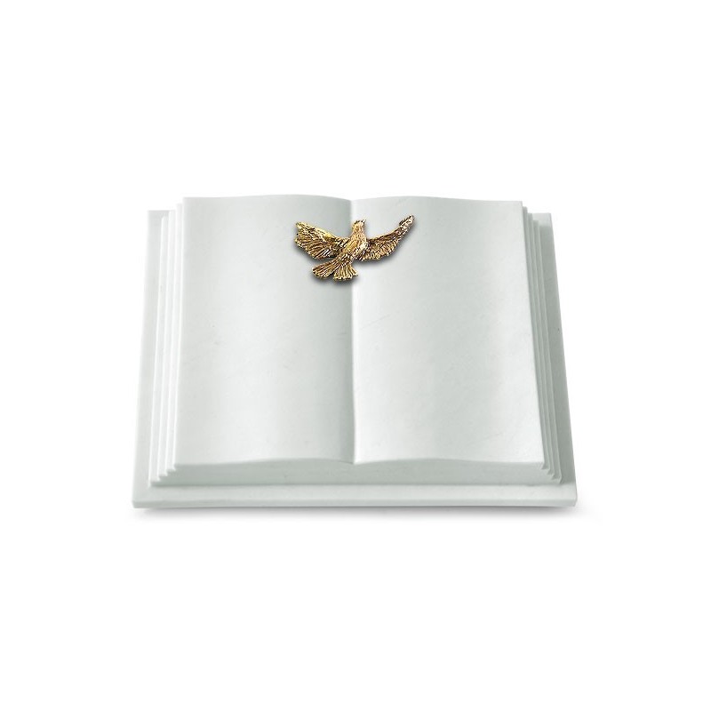 Grabbuch Livre Pagina/Omega Marmor Taube (Bronze)