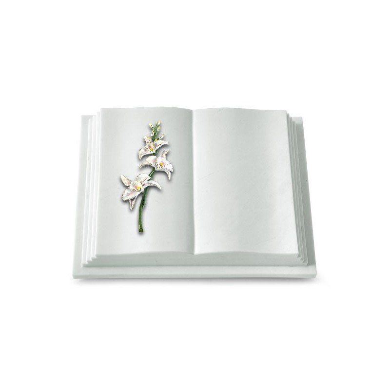 Grabbuch Livre Pagina/Omega Marmor Orchidee (Color)