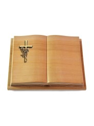 Grabbuch Livre Podest Folia/Woodland Kreuz/Rose (Bronze)
