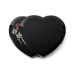 Grabkissen Amoureux/Indisch Black Rose 4 (Color) 50x40