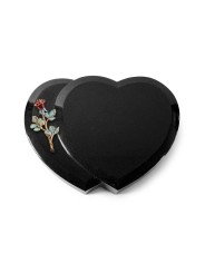 Grabkissen Amoureux/Indisch Black Rose 7 (Color) 50x40