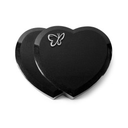 Grabkissen Amoureux/Indisch Black Papillon (Alu) 50x40