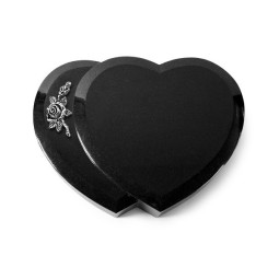 Grabkissen Amoureux/Indisch Black Rose 1 (Alu) 50x40