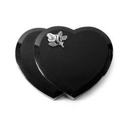 Grabkissen Amoureux/Indisch Black Rose 3 (Alu) 50x40