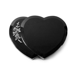 Grabkissen Amoureux/Indisch Black Rose 5 (Alu) 50x40