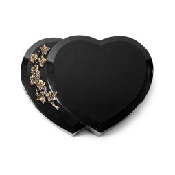 Grabkissen Amoureux/Indisch Black Efeu (Bronze) 50x40