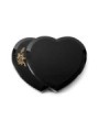 Grabkissen Amoureux/Indisch Black Rose 1 (Bronze) 50x40