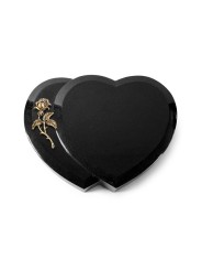 Grabkissen Amoureux/Indisch Black Rose 2 (Bronze) 50x40