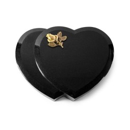 Grabkissen Amoureux/Indisch Black Rose 3 (Bronze) 50x40