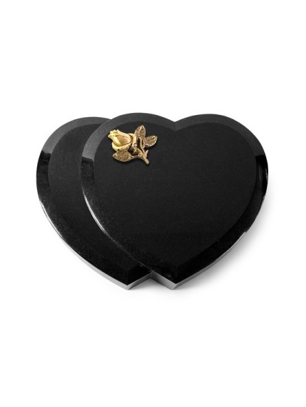 Grabkissen Amoureux/Indisch Black Rose 3 (Bronze) 50x40