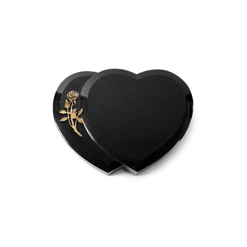 Grabkissen Amoureux/Indisch Black Rose 6 (Bronze) 50x40