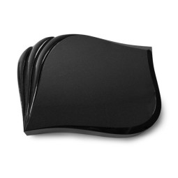 Grabkissen Eterna/Indisch Black (ohne Ornament) 50x40