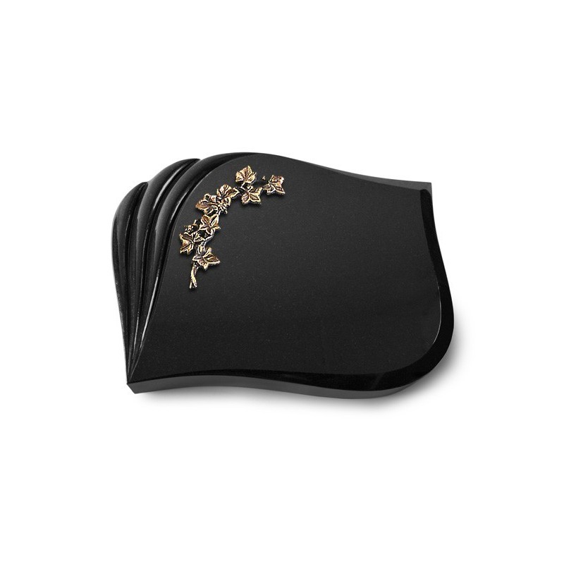 Grabkissen Eterna/Indisch Black Efeu (Bronze) 50x40