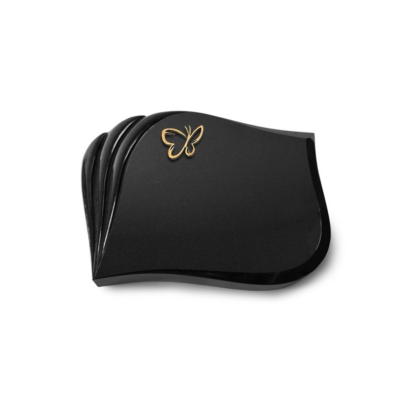 Grabkissen Eterna/Indisch Black Papillon (Bronze) 50x40
