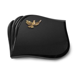 Grabkissen Eterna/Indisch Black Taube (Bronze) 50x40