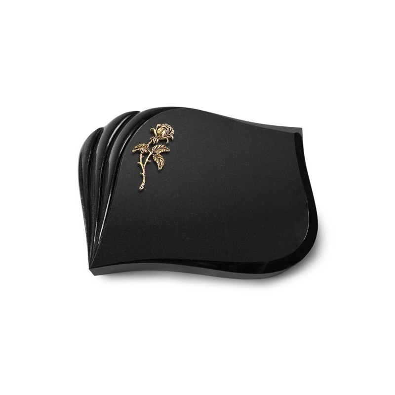 Grabkissen Eterna/Indisch Black Rose 2 (Bronze) 50x40