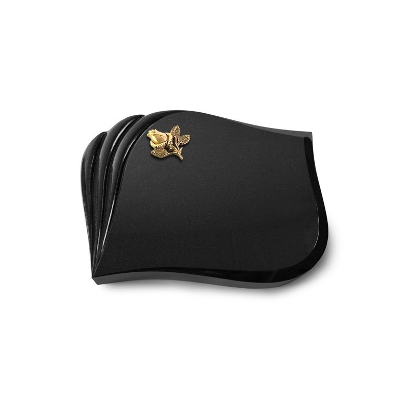 Grabkissen Eterna/Indisch Black Rose 3 (Bronze) 50x40