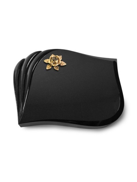 Grabkissen Eterna/Indisch Black Rose 4 (Bronze) 50x40