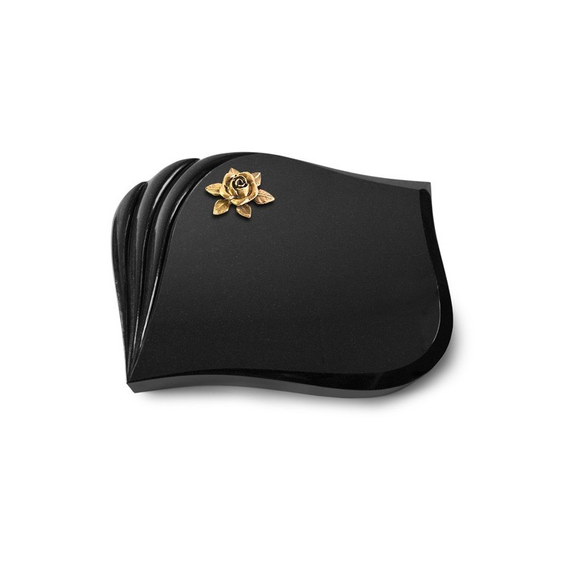 Grabkissen Eterna/Indisch Black Rose 4 (Bronze) 50x40