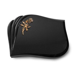 Grabkissen Eterna/Indisch Black Rose 6 (Bronze) 50x40