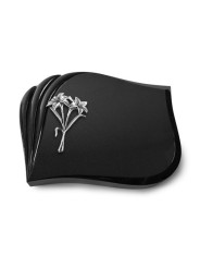 Grabkissen Eterna/Indisch Black Lilie (Alu) 50x40