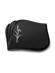 Grabkissen Eterna/Indisch Black Lilienzweig (Alu) 50x40