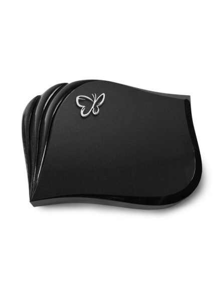 Grabkissen Eterna/Indisch Black Papillon (Alu) 50x40