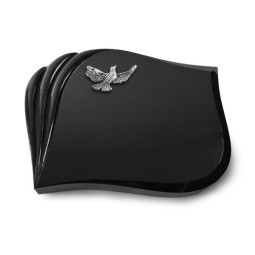 Grabkissen Eterna/Indisch Black Taube (Alu) 50x40