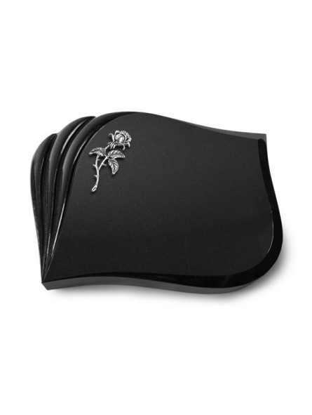 Grabkissen Eterna/Indisch Black Rose 2 (Alu) 50x40