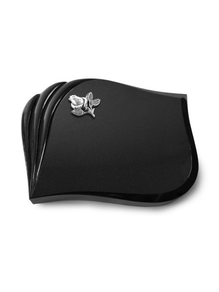 Grabkissen Eterna/Indisch Black Rose 3 (Alu) 50x40