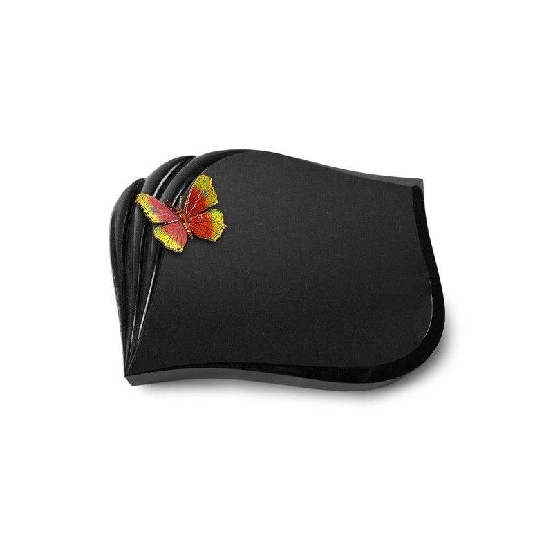Grabkissen Eterna/Indisch Black Papillon 2 (Color) 50x40