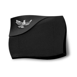 Grabkissen Firenze/Indisch Black Taube (Alu) 50x40