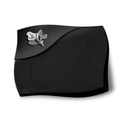 Grabkissen Firenze/Indisch Black Rose 3 (Alu) 50x40