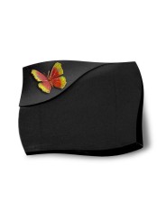 Grabkissen Firenze/Indisch Black Papillon 2 (Color) 50x40