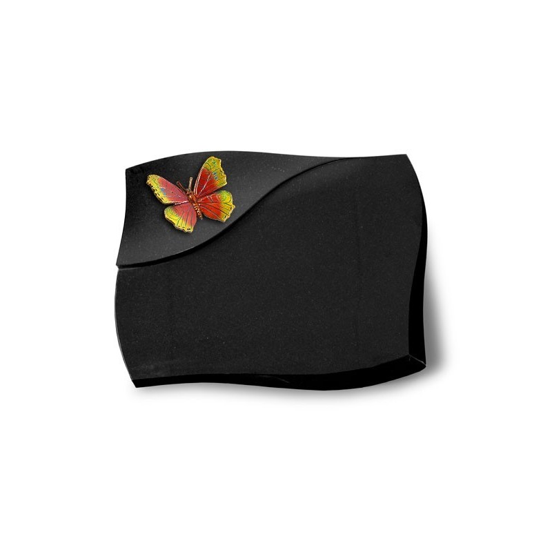 Grabkissen Firenze/Indisch Black Papillon 2 (Color) 50x40