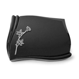 Grabkissen Memory/Indisch Black Rose 9 (Alu) 50x40