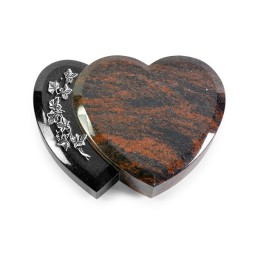 Grabkissen Amoureux/Aruba-Black Efeu (Alu)