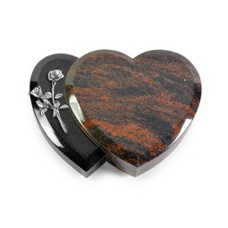 Grabkissen Amoureux/Aruba-Black Rose 10 (Alu)