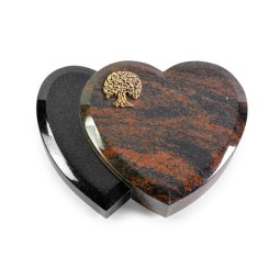 Grabkissen Amoureux/Aruba-Black Baum 3 (Bronze)
