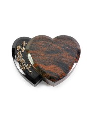 Grabkissen Amoureux/Aruba-Black Efeu (Bronze)