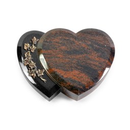 Grabkissen Amoureux/Aruba-Black Efeu (Bronze)