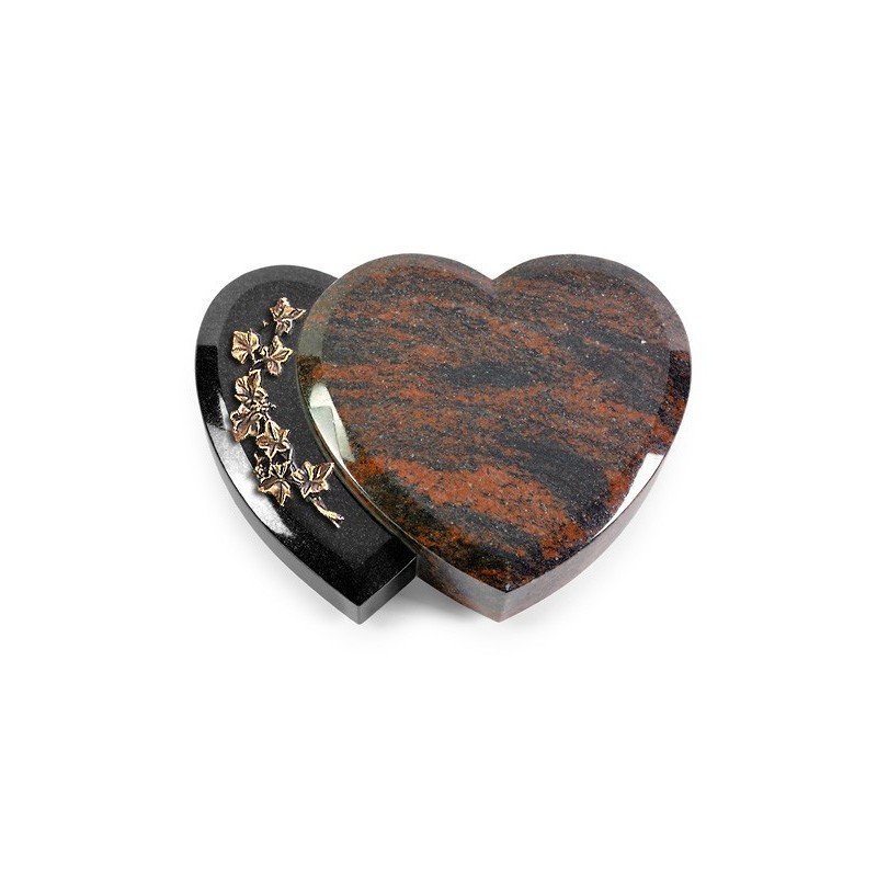 Grabkissen Amoureux/Aruba-Black Efeu (Bronze)